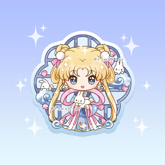Hanfu Usagi & Rabbits – Moonie Series Sticker