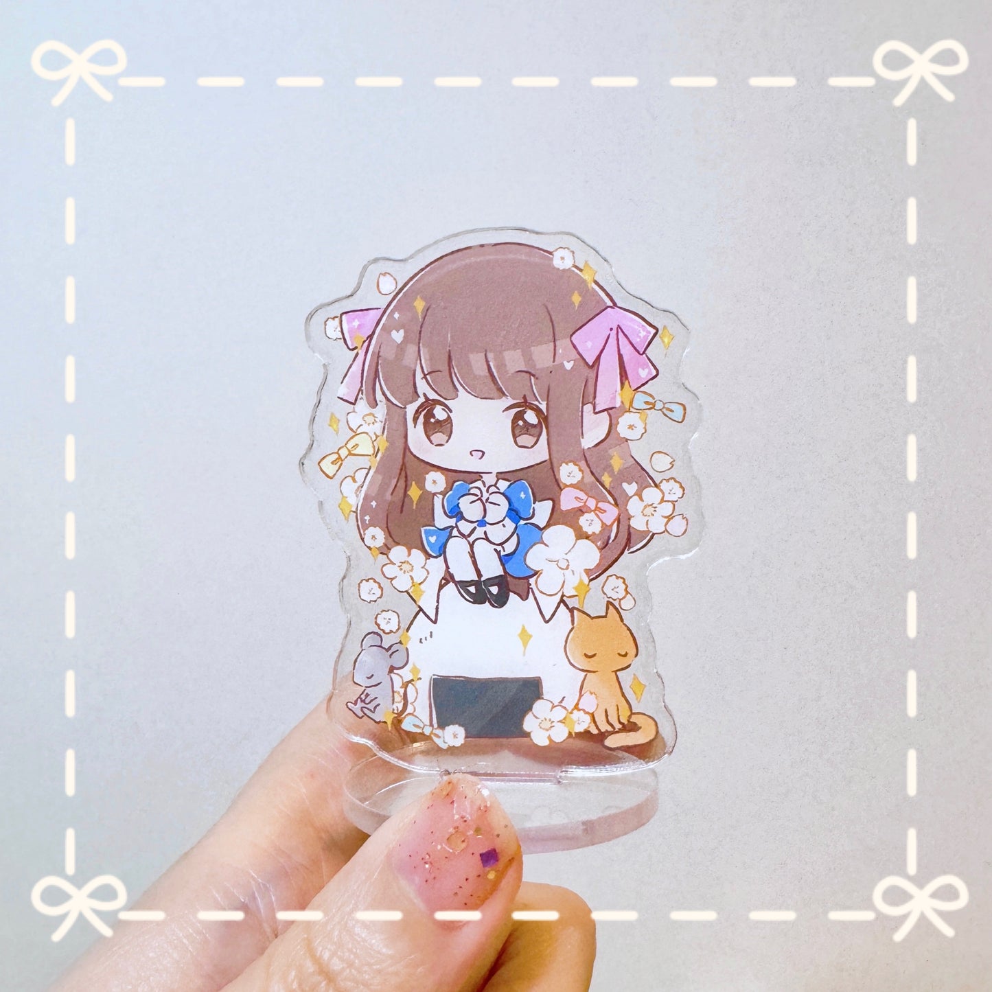 Tohru Honda Fruits Basket Acrylic Stand - Double-Sided Clear Acrylic Figure