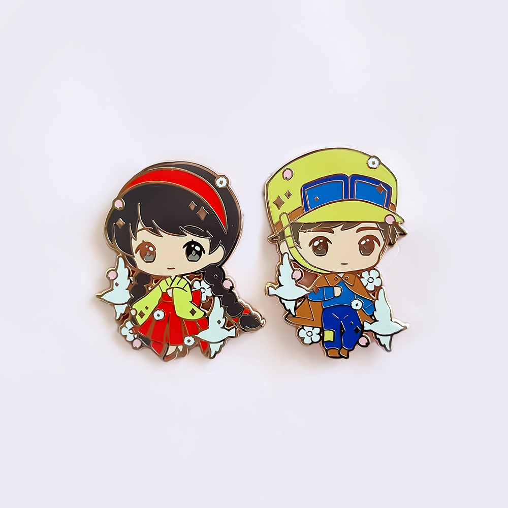 Nostalgia Movie Series Vol. 2 Kimono Enamel Pins – Night Howl & More
