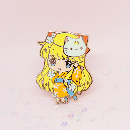 Yukata Girls Enamel Pin Series - Venus Minako