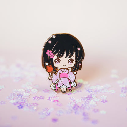 Yukata Girls Enamel Pin Series - Outer Scouts / Wicked Lady / Luna / Moonie