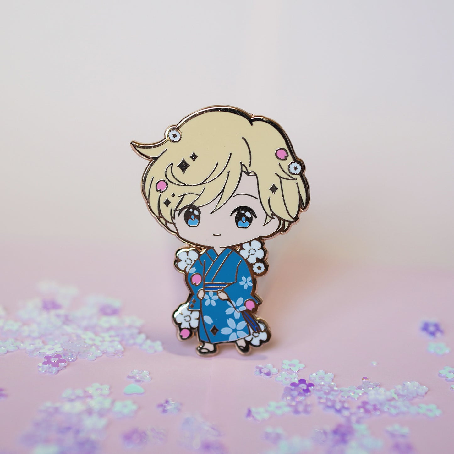 Yukata Girls Enamel Pin Series - Outer Scouts / Wicked Lady / Luna / Moonie