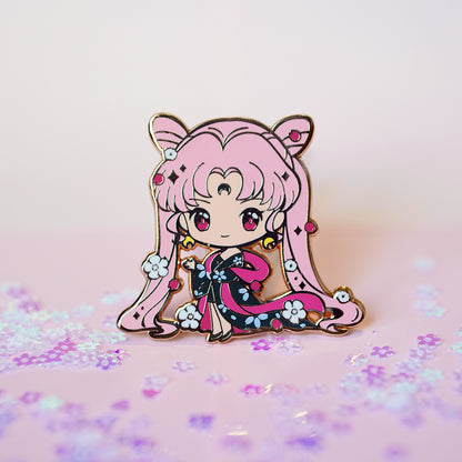 Yukata Girls Enamel Pin Series - Outer Scouts / Wicked Lady / Luna / Moonie