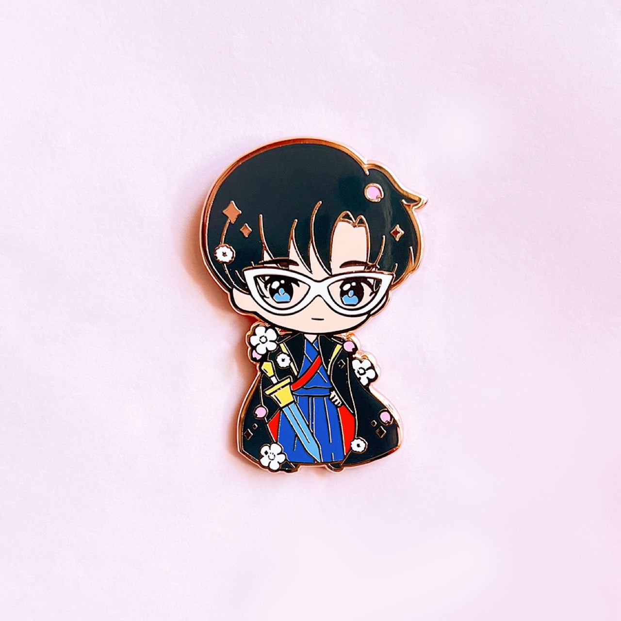 Yukata Girls Enamel Pin Series - Princess Serenity / Prince Endymion / Moonie