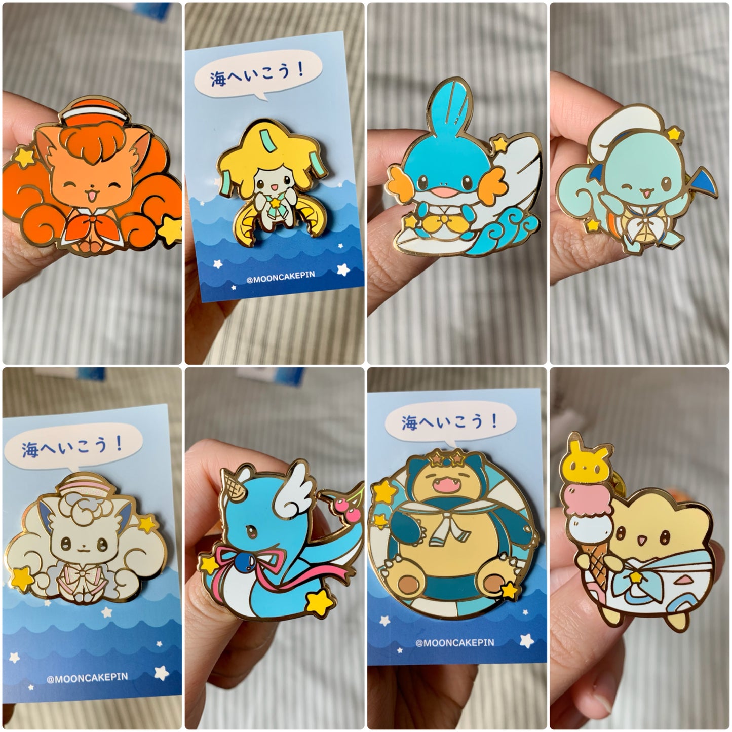 Summer Poke Babies by Mooncake Pin