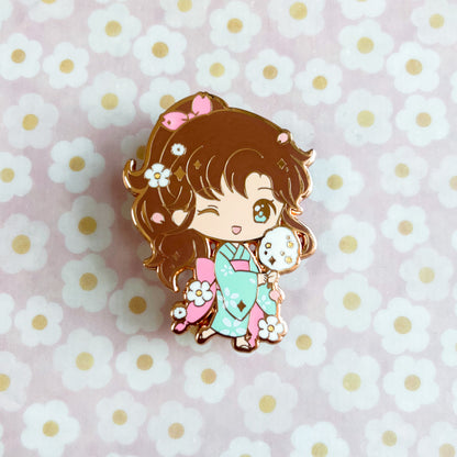 LAST CHANCE: Yukata Girls Enamel Pin Series - Jupiter Mako
