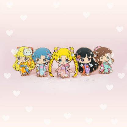 Yukata Girls Enamel Pin Series - Venus Minako