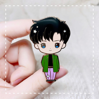 Moonie Series - School Girls Enamel Pins