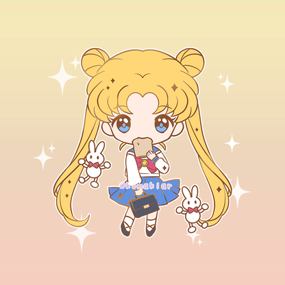 School Girl Usagi - Moonie Enamel Pin