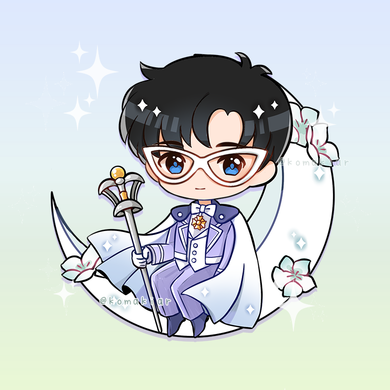 King Endy Acrylic Keychain - Moonie Series