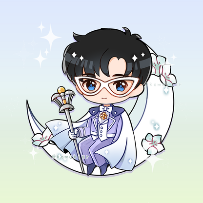 King Endy Acrylic Keychain - Moonie Series