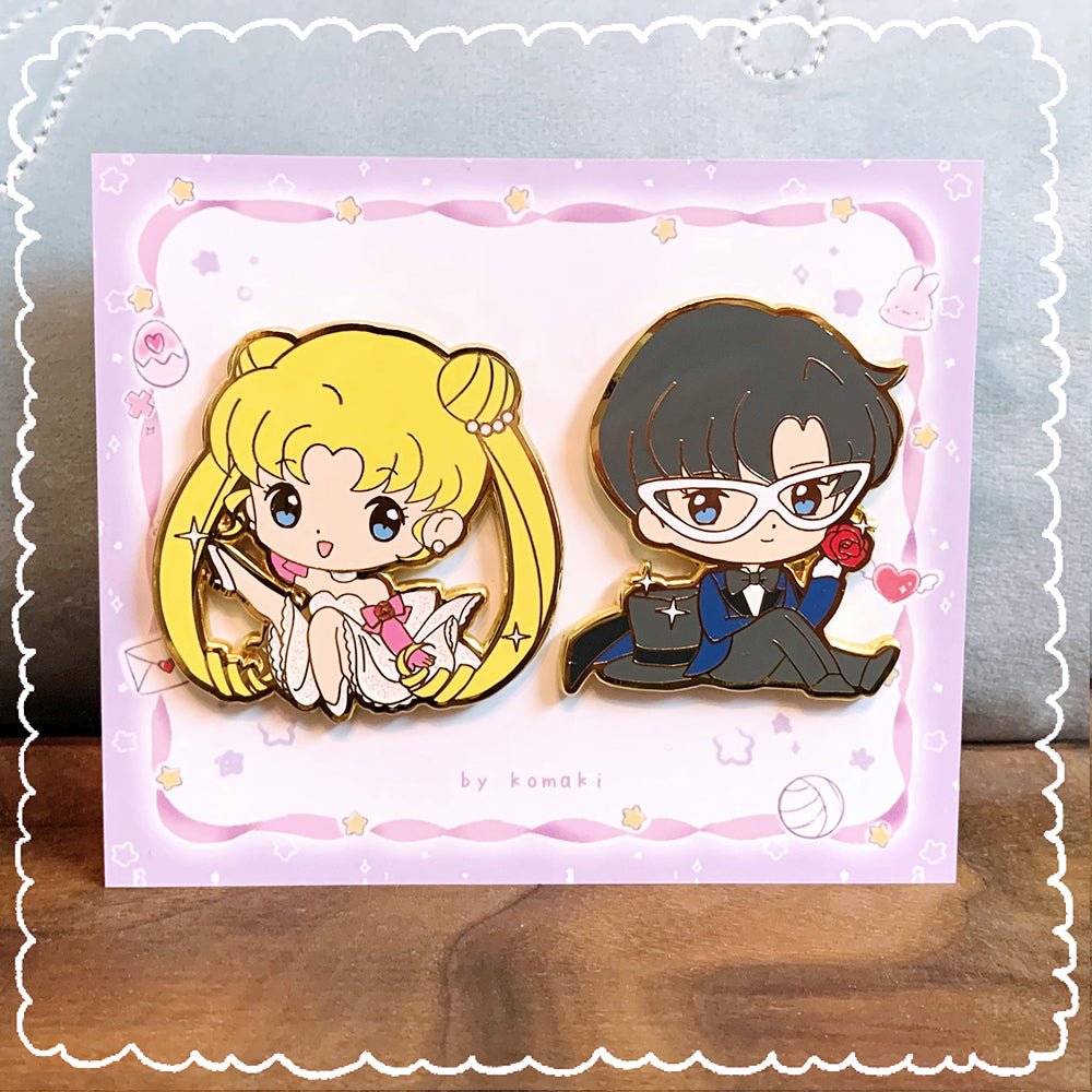 Mamoru - Chibi Anime Pair Pins