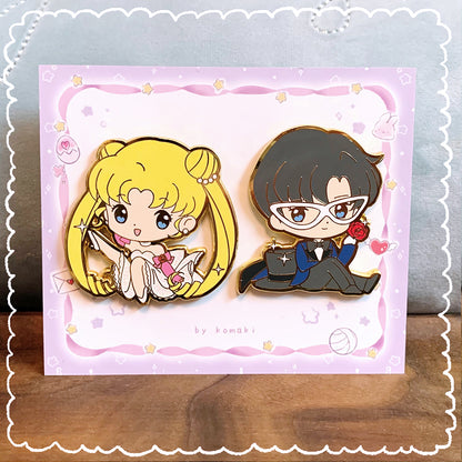 Mamoru - Chibi Anime Pair Pins