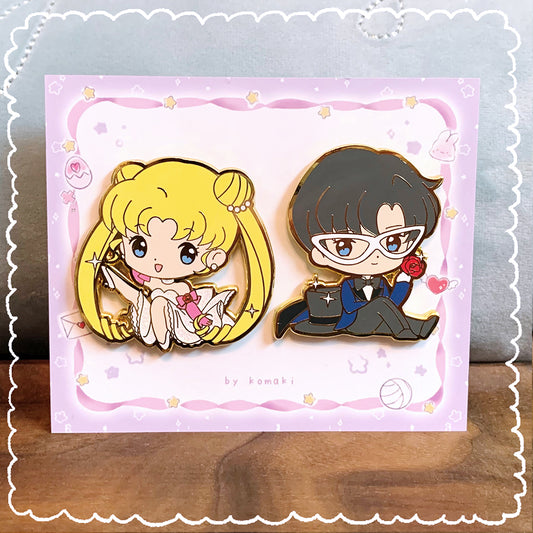 Mamoru - Chibi Anime Pair Pins