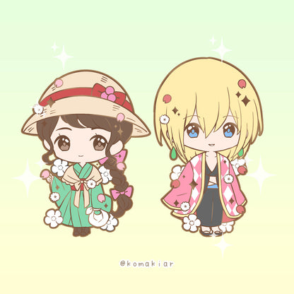 Nostalgia Movie Series Vol. 1 Kimono Enamel Pins – Day Howl & More