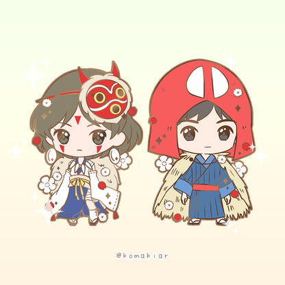 Nostalgia Movie Series Vol. 1 Kimono Enamel Pins – Day Howl & More