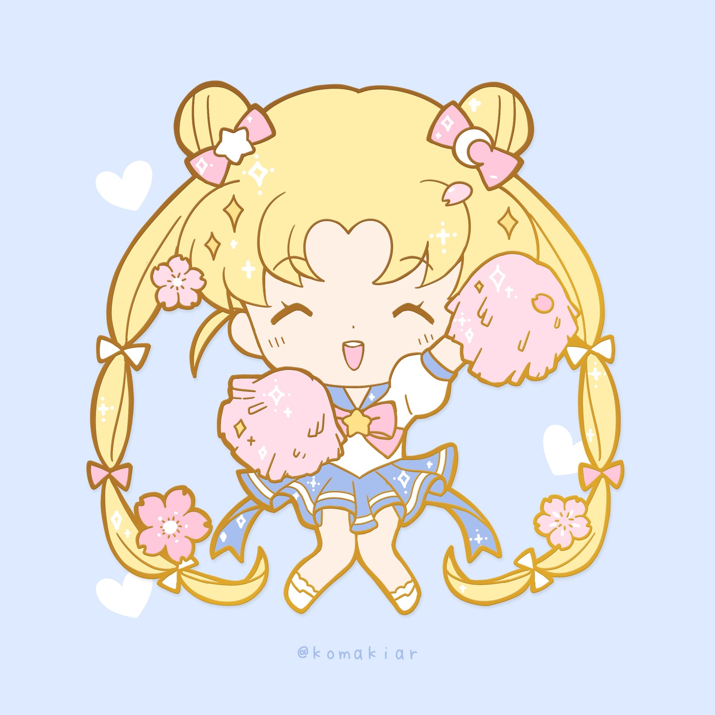 Usagi - Magical Cheerleader Pin